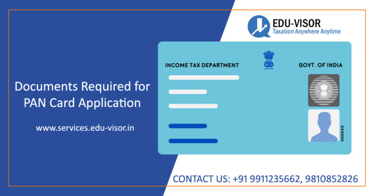 Documents Required for PAN Card Application